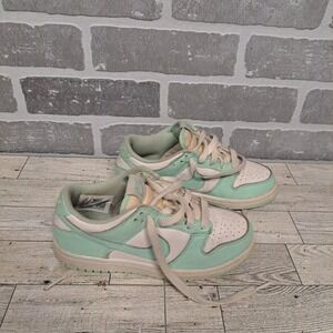 Nike Shoes Dunk Low‎ Mint Foam Teal White Sneakers Size 1Y